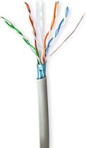 Nedis Netwerk Kabel Rol - CAT6 - Stranded - F/UTP - CCA - 100.0 m - Binnenshuis - Rond - PVC - Grijs - Gift Box