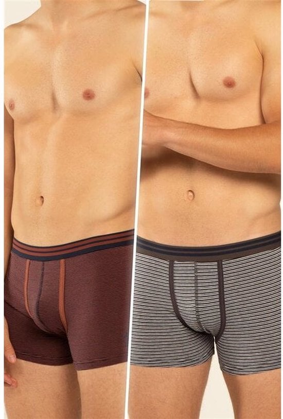 Eskimo Korte short 5 Pack Bleu Brun 04.44.00267 XXL bol