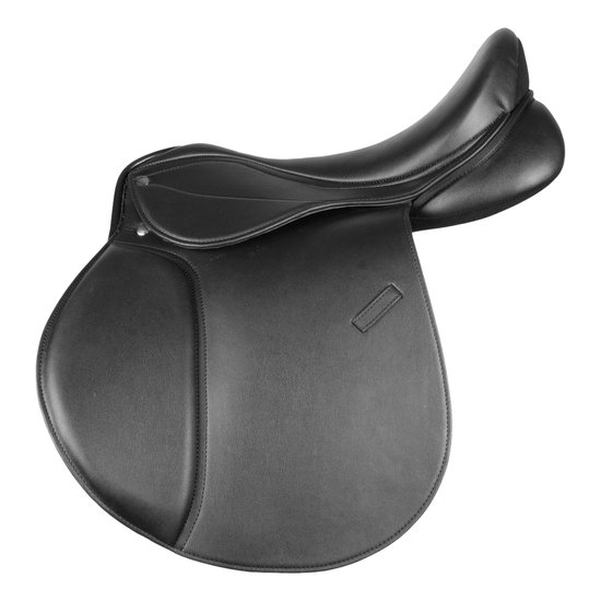 Budget Rider Kunststof Zadel Vs - Maat: 18 Inch - Zwart - Kunstleer Budget Rider Kunststof Zadel Vs - Maat: 18 Inch - Zwart - Kunstleer