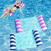 Zwembad drijft hangmat, opblaasbare waterzwembad drijvende vlotten 4-in-1 zwembad drijvende vlotten voor volwassenen en tieners
