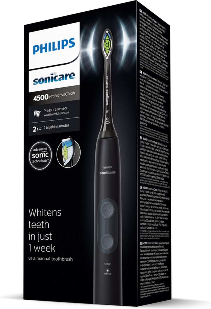 Philips Sonicare ProtectiveClean 4500 Sonische, elektrische tandenborstel  HX6830/44 | bol.com