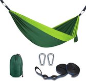 Hangmat, outdoor, camping, hangmat, 2 personen, 270 x 140 cm, 300 kg draagkracht, parachutenylon, reishangmat, ultralicht, hangmat