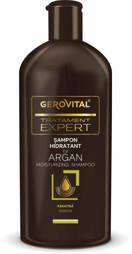 Gerovital - Hydraterende shampoo met Argan en Keratine - Treatment ...