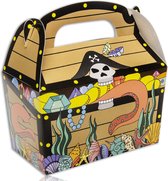 Traktatiedoosjes Piraat 24 STUKS - Piraten - Verpakking Cadeau - Traktatie - Doosjes - Voor Uitdeelcadeaus - 12 x 12,5 cm