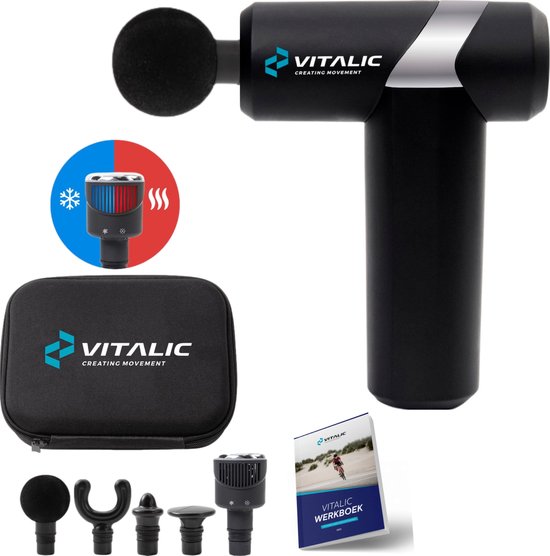 Premium Massagegun met 7 massagekoppen en 6 snelheidstanden - Massagegun professioneel - Theragun | Vitalic