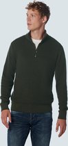 No Excess Mannen Klassieke Pullover Donker Groen XL