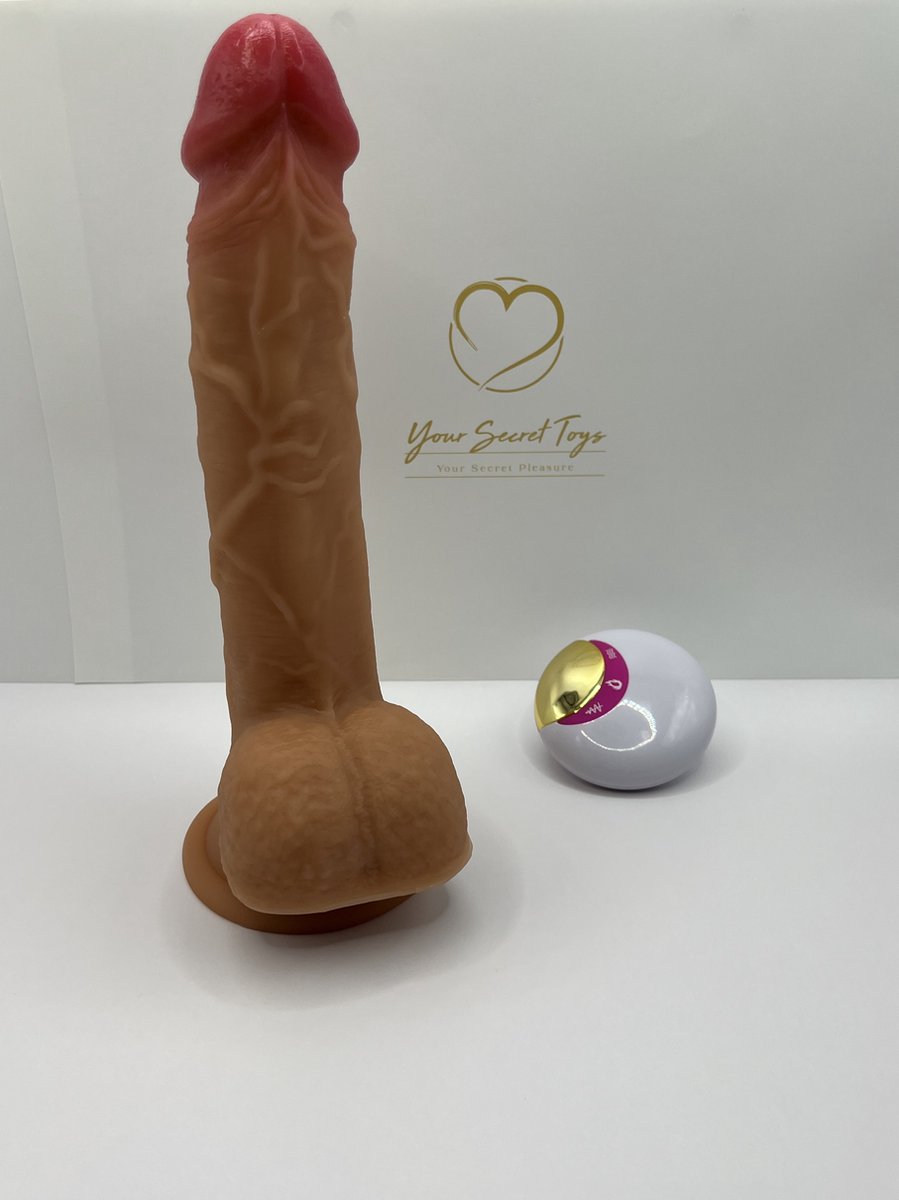 Goedkoopste Billy - Krachtige vibrerende dildo - Dildo met afstandsbediening - Verwarmde dildo - Dildo