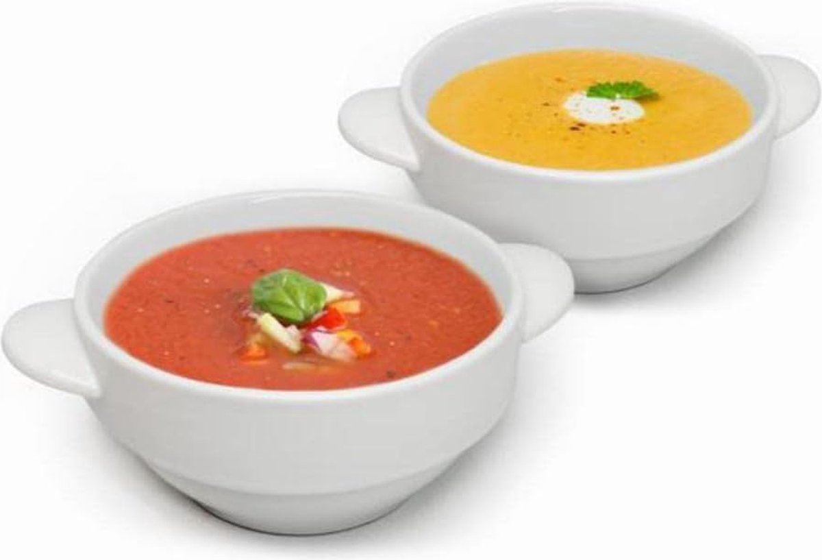Bol à soupe avec anses - Différents coloris