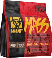 Mutant Mass - Muscle Mass Gainer - Weight Gainer / Mass Gainer - Triple Chocolate - 2200 gram (8 Shakes)