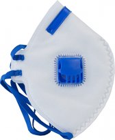Masque anti-poussière avec valve et élastique, FFP 2 No D, EN 149. 3 pièces