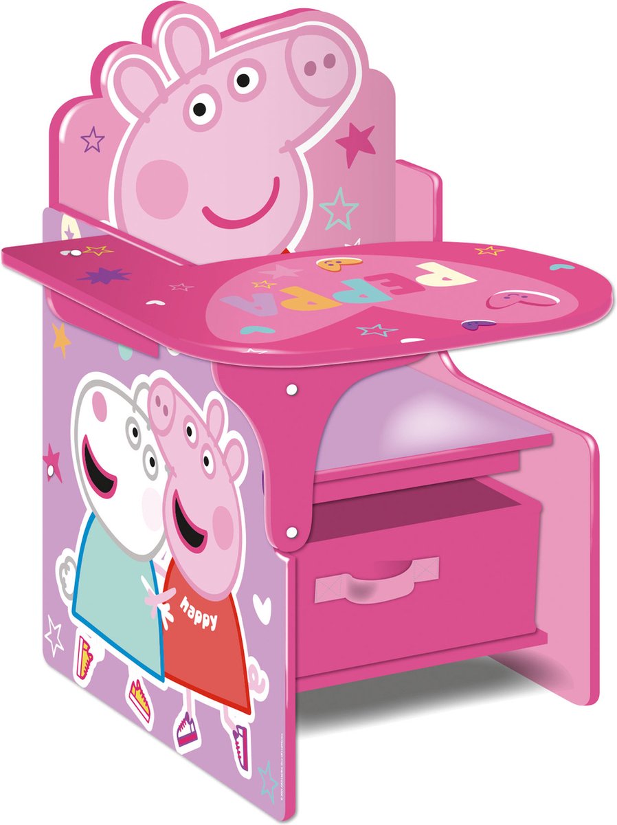 Peppa Pig - Stoel met opbergvak - Roze