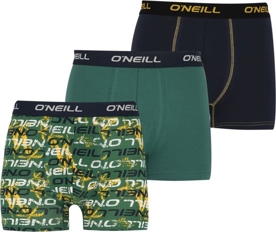 O'Neill - Lot de 3 Boxers - Taille : M - Logo et Couleurs -