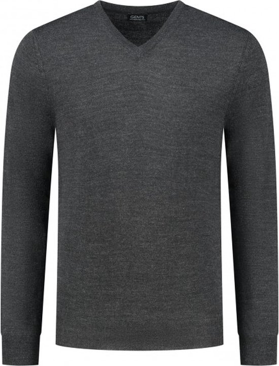GENTS Pull Homme Col V mérinos mélangé antra Taille 3XL bol