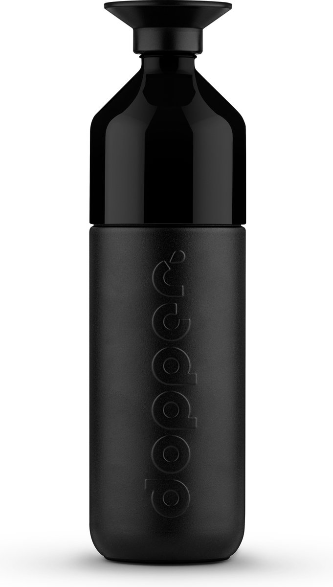 Dopper Thermosfles Insulated Drinkfles - Blazing Black - 1L - Dopper