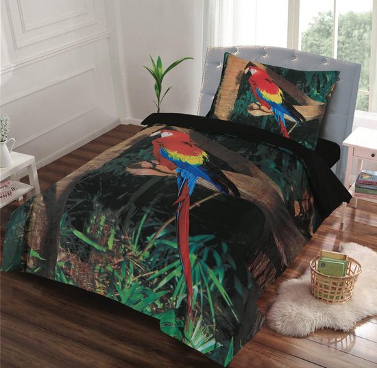 Dekbedovertrek eenpersoonsbed 140 x 200 dieren Kapibara Dekbedovertrek eenpersoonsbed 140 x 200 dieren Kapibara