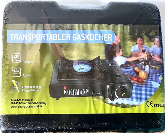 Kochmann Trasnportabler Gaskocher Camping - Draagbaar Gasvuur van Kochmann — afbeelding 5