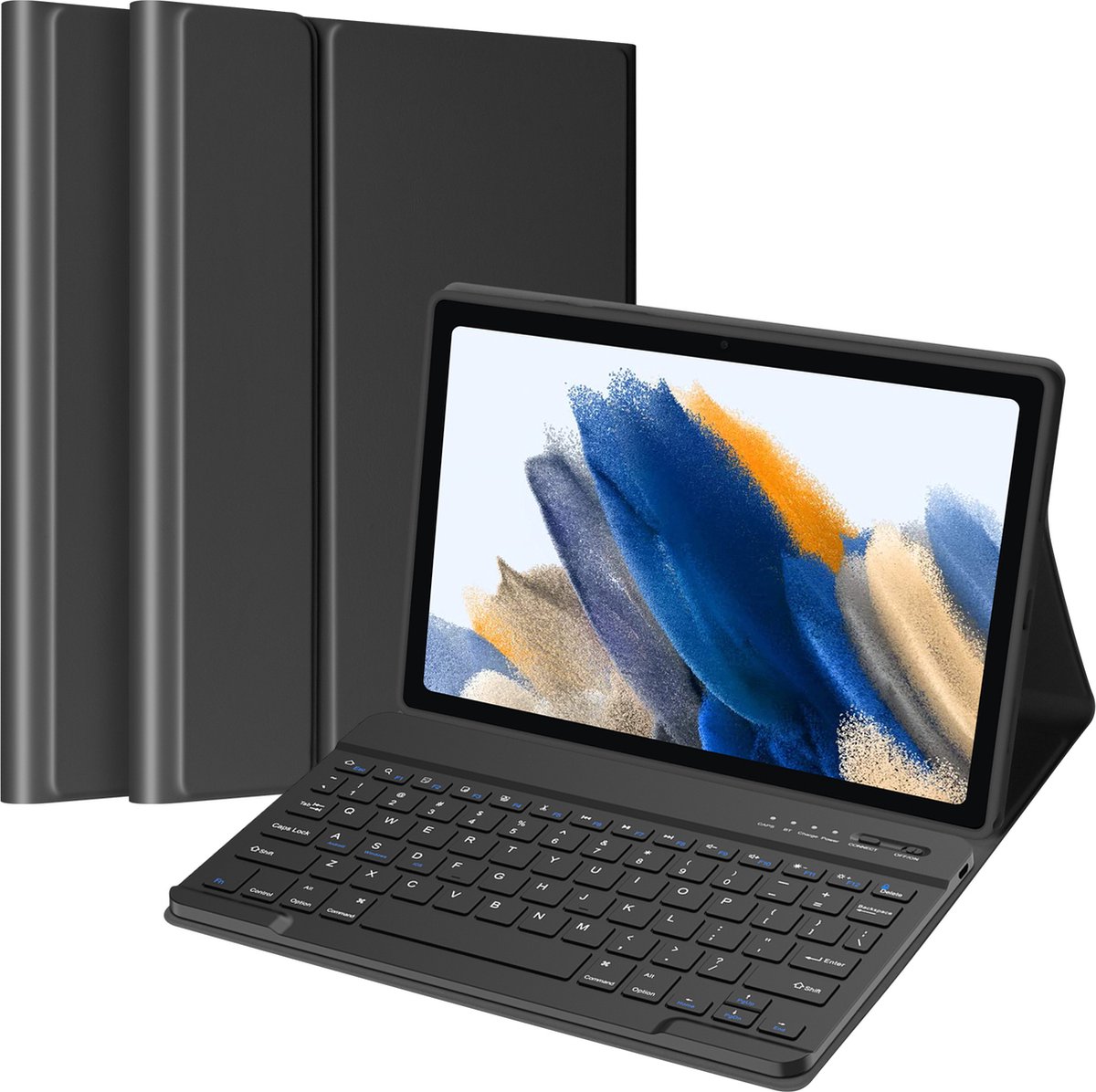 COO Toetsenbordhoes voor Samsung Galaxy Tab A8 10,5-inch 2022 (SM-X200/SM-X205/SM-X207), afneembare draadloze Bluetooth-toetsenbordhoes voor Galaxy Tab A8 10,5-inch 2022