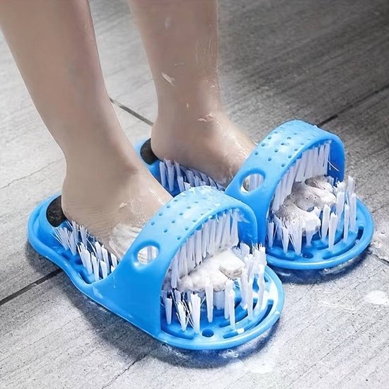 voetenveger - borstelmat - schoonmaak - voetenbad - wasstraat - voetenscrubber - voetschoonmaak - Merkloos