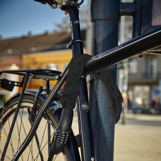 Fietsslot met cijferslot - 120 cm - Kettingslot fiets - Fietssloten electrische fietsen - Fietsslot ketting van Cycle Tech — afbeelding 5