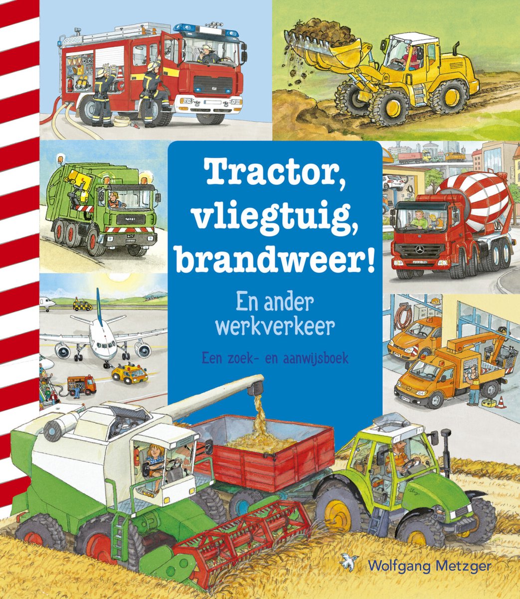 Zoekboeken - Tractor, vliegtuig, brandweer! - Daniela Prusse