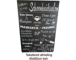 Tekstbord Schoonheidsalon Salon Specialist Nagel Tekstbord Wandbord Spreukbord Quotebord Cadeau Geschenk Verjaardag Moederdag Spreuken Spreuk Quoteborden Wand Quote Bord Muur Decoratie Hout Tekst Handgemaakt Antraciet