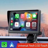 Système de navigation 7 pouces - Apple Carplay (sans fil) - Android Auto - Universel - Bluetooth - Écran tactile - GPS voitures - Transmetteur FM - Lecteur de Musique - Option carte SD