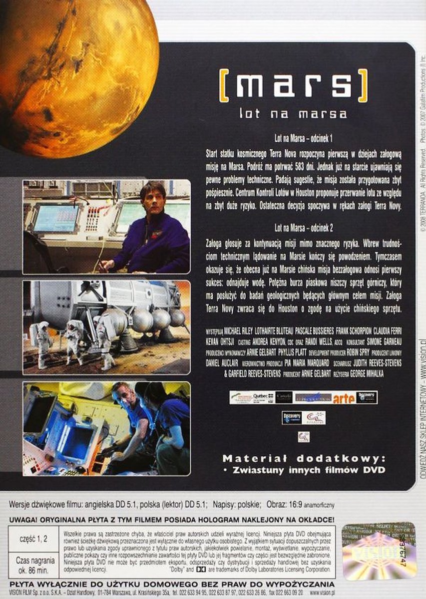 Race to Mars [DVD] (Dvd), Lothaire Bluteau | Dvd's | bol.com