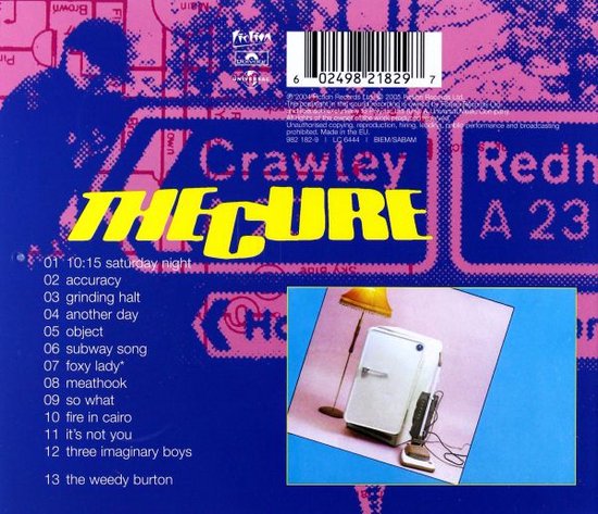 The Cure - Three Imaginary Boys (CD) (Remastered) - The Cure
