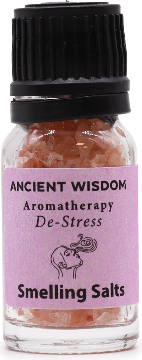 Goedkoopste Aromatherapie Geurzout - Anti-Stress - Himalayazout, Wierook, Melisse Mix, Lavendel & Sinaasappel - Reuk Zout
