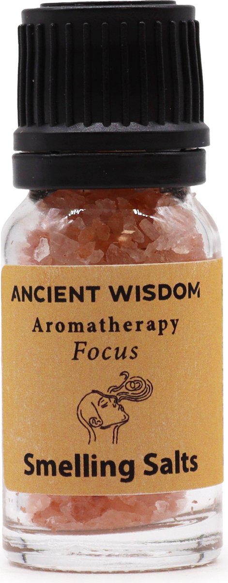 Goedkoopste Aromatherapie Geurzout - Focus - Himalayazout, Pepermunt, Rozemarijn, Citroengras & Grapefruit - Reuk Zout