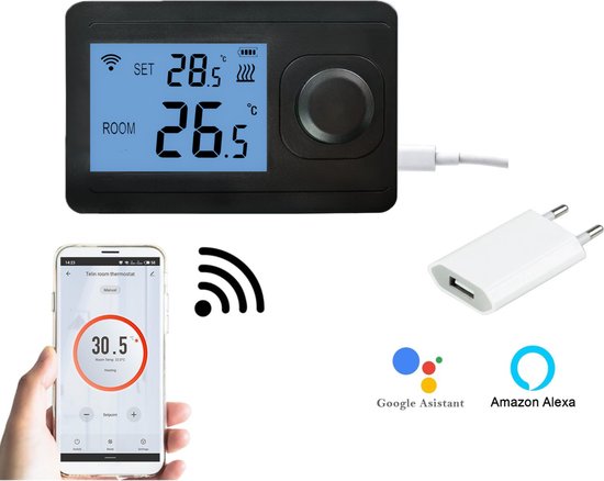 Elitech Regolatore Di Temperatura E Umidità 220 V Termostato Digitale Pre-cablato Umidificatore Per Serra Piantare Rettili Home Brew Seeding Incubation (TH WIFI - Foto 4