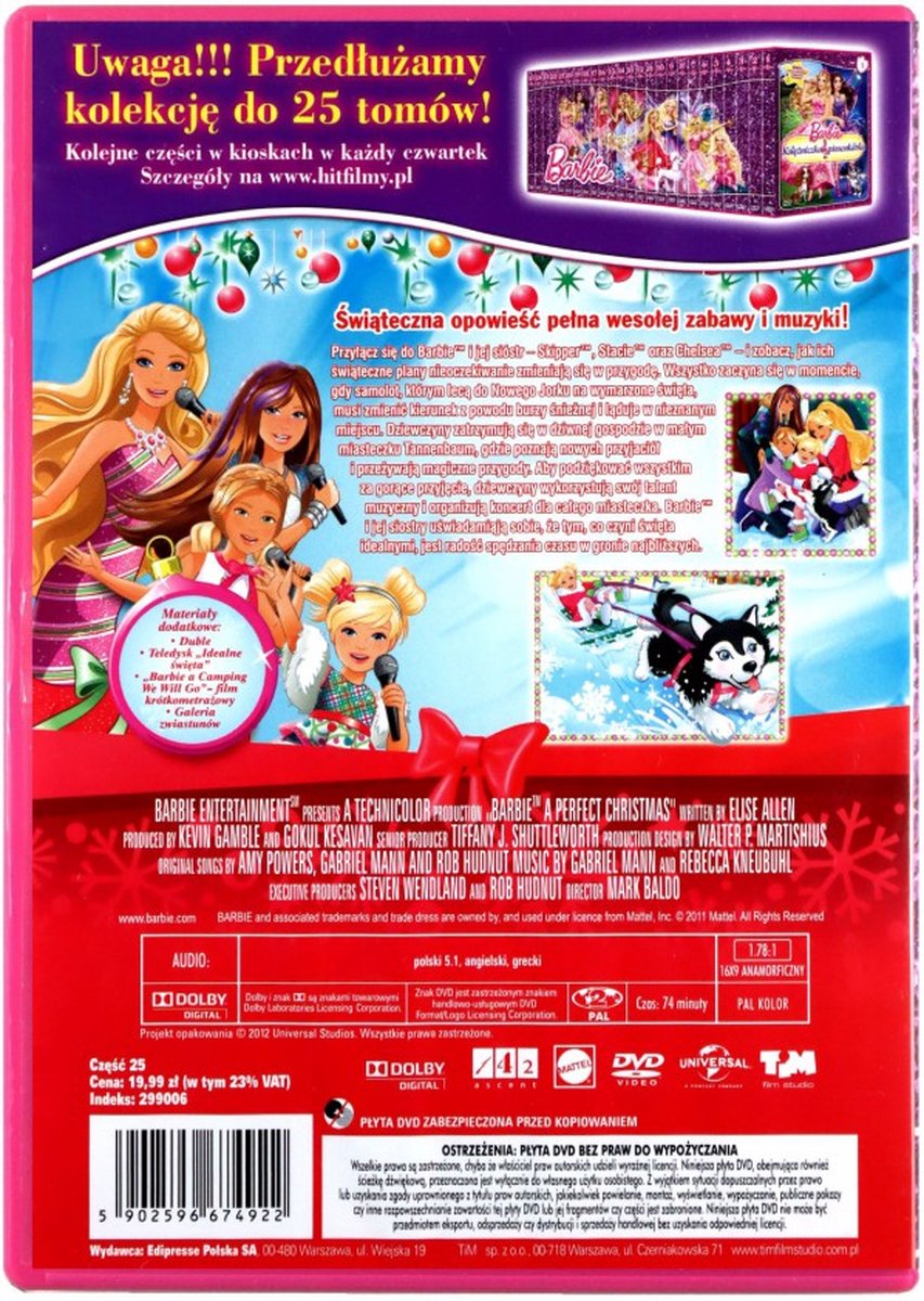 Barbie: Een Fijne Kerst [DVD] (Dvd), Nevada Brandt | Dvd's | bol