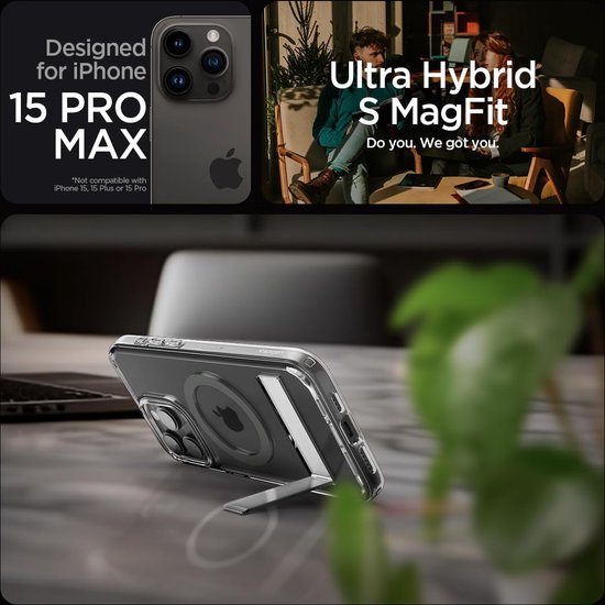 SPIGEN Coque Ultra Hybrid pour Apple iPhone 15 Pro