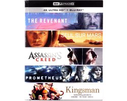 Prometheus / The Revenant / Assassin's Creed / Kingsman: The Secret Service / The Martian [5xBlu-Ray 4K]+[5xBlu-Ray]