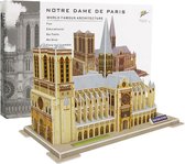 3D Puzzel Notre Dame De Paris-Model om te Bouwen -Vanaf 6 Jaar en Ouder -77 stukjes - 3D Puzzel Wereld Gebouwen- 3D Puzzel Meerkleurig- sinterklaas cadeau