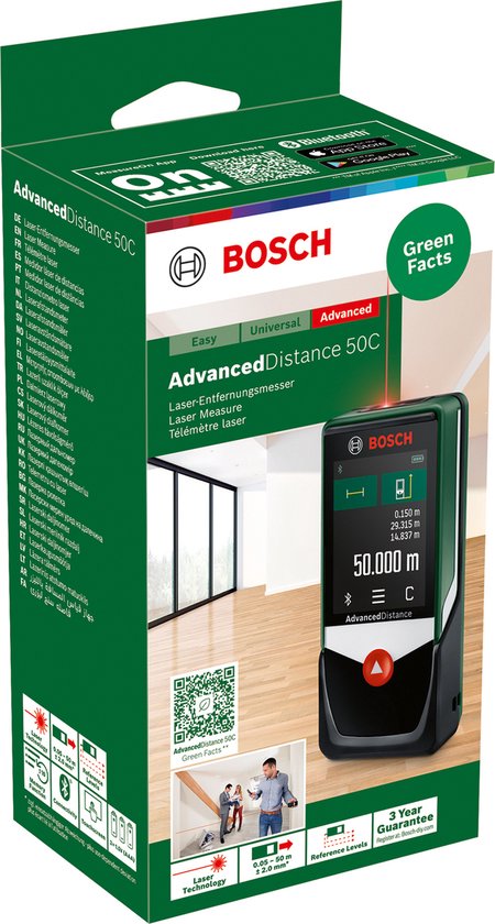 Bosch AdvancedDistance 50 C télémètre laser 50m