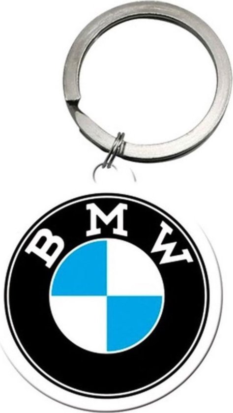 Porte-clés rond BMW - Logo rond 4 cm.