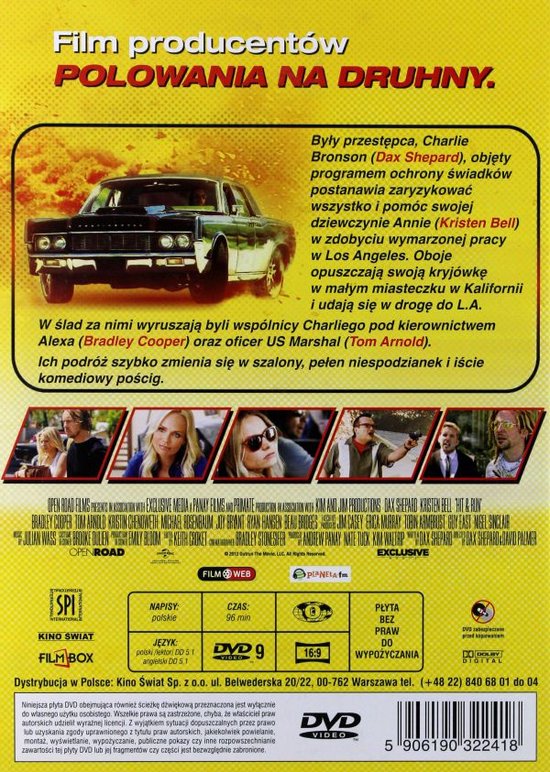 Hit & Run [DVD] (Dvd), Dax Shepard | Dvd's | bol