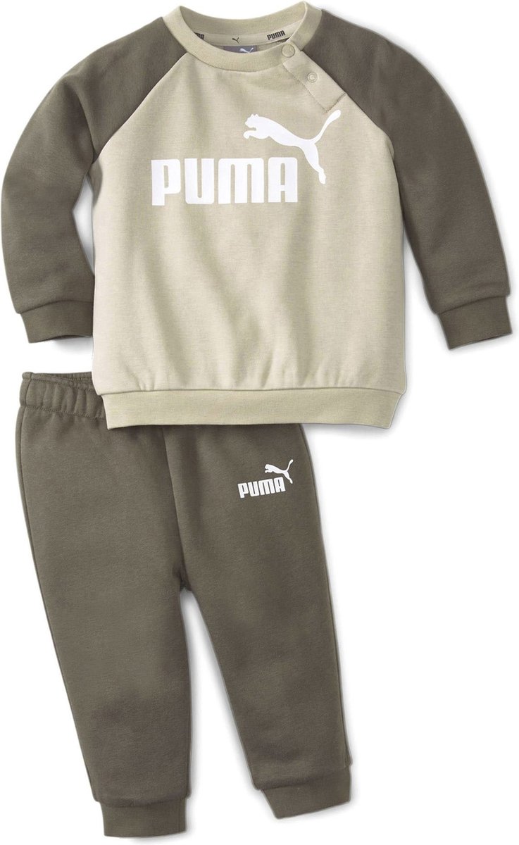 Puma Minicats Essential Raglan Joggingpak Junior Zwart