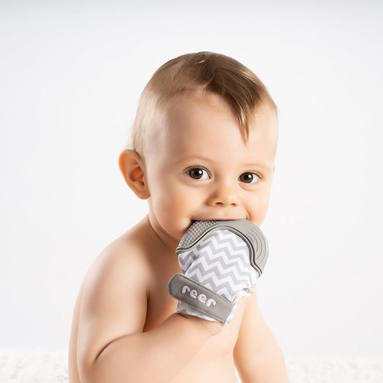 Gant de dentition pour bébés - Gant à mâcher - Gant à mordre -  Protège-mains pour bébé