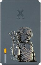 Xtorm Powerbank 10.000mAh Grijs - Design - Einstein Bae - USB-C poort - Lichtgewicht / Reisformaat - Geschikt voor iPhone en Samsung