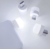 Le Cose AmbientShine - (4 stuks) Mini usb led lamp - Nachtlampje - Leeslampje-Computerlampje - Wit - Warm - Mini usb Nachtlampje - USB-A - Lampje