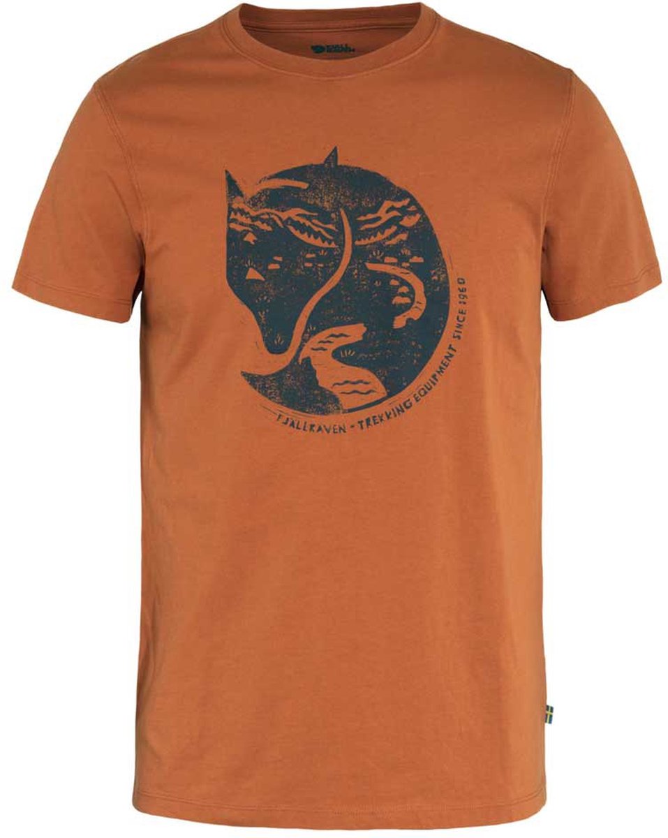 Fjällräven Arctic Fox T-shirt Met Korte Mouwen Oranje 2XL Man