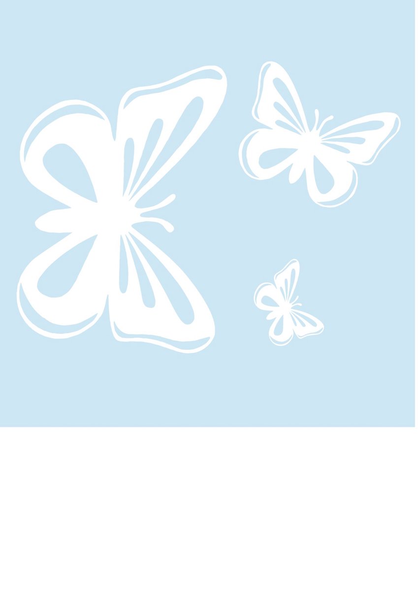 Auto raam Sticker 3 Vlinders Laptop - decoratie - Muursticker - Scootersticker