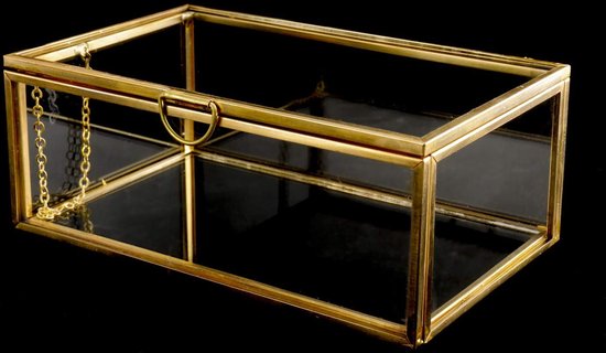 Onderzetters voor glazen - Rond - Een gouden doos met bonbons - 10x10