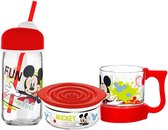 Mickey Mouse - Mickey Mouse 3 delige set (glas)