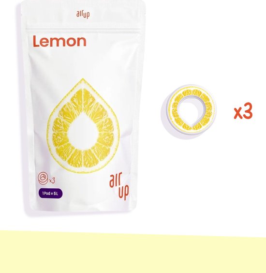 Air Up LEMON PODS - Comprenant 3 dosettes - recharge - hydratant - Air up -  eau | bol