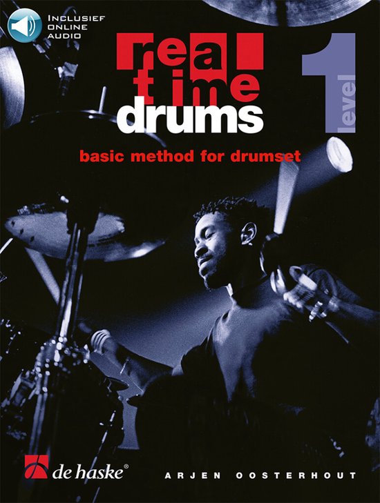 Real Time Drums 1 NL (Boek + Online Audio)