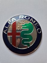Alfa Romeo Embleem logo 74 MM New Style Green