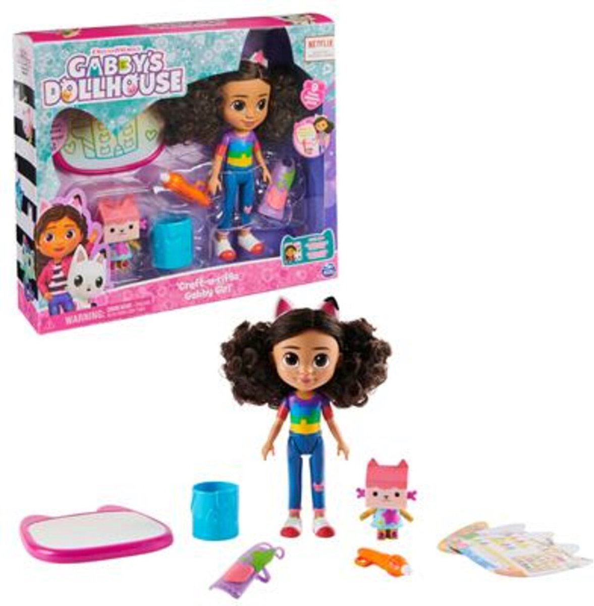 Gabby's Dollhouse - Pop Gabby et Bébé Kitty Craft Playset